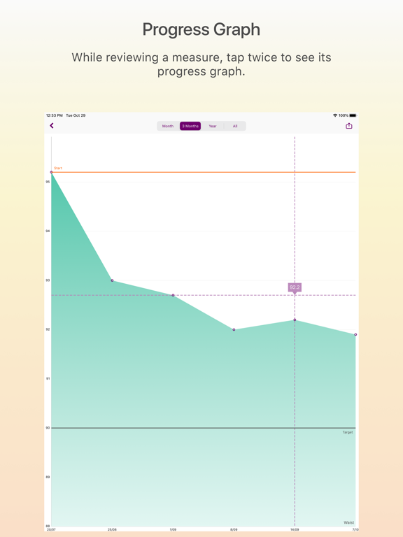 Remeasure Men Body iPad screenshot 4 - Health & Fitness app