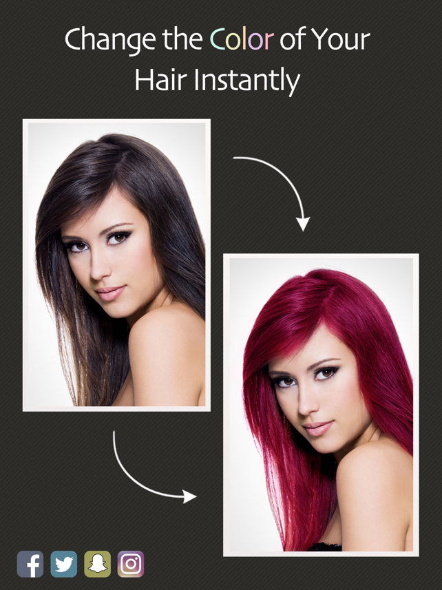 Hair Color Booth Screenshot