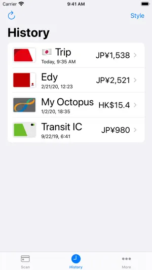 Japan NFC Reader screenshot 2
