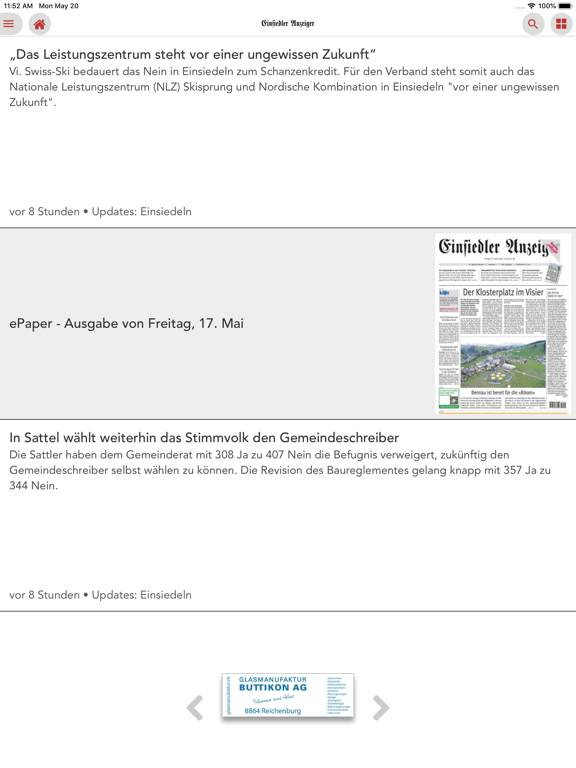 Screenshot #4 pour Einsiedler Anzeiger
