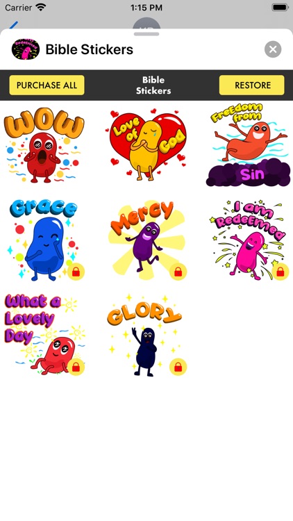 Christian Bible Stickers