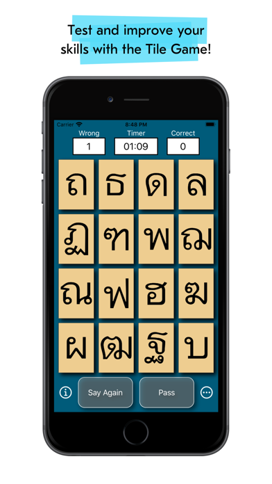 Learn Thai - Alphabet iPhone screenshot 4 - Travel app