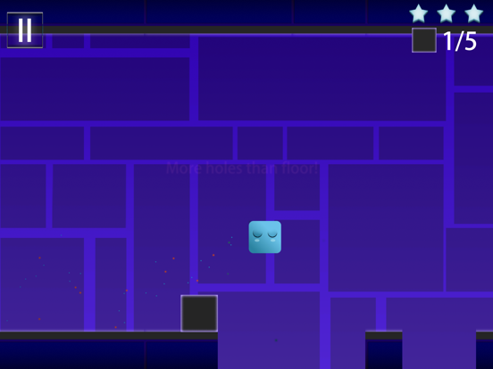 Bouncy Cube Action Puzzle Game iPad screenshot