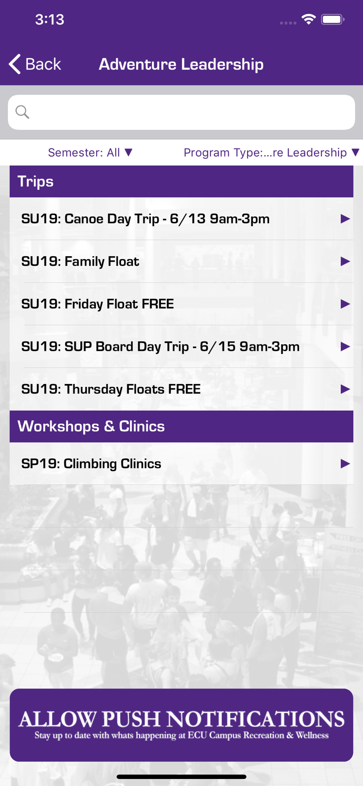 ECU Rec and Wellness screenshot 3