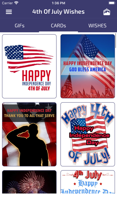 4th of July Wishes & Cards screenshot 2