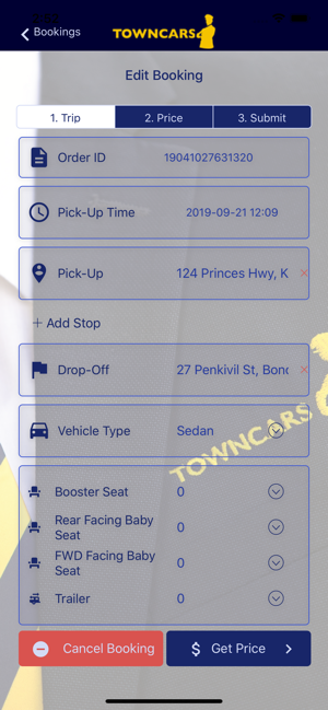 Towncars Pre-book
