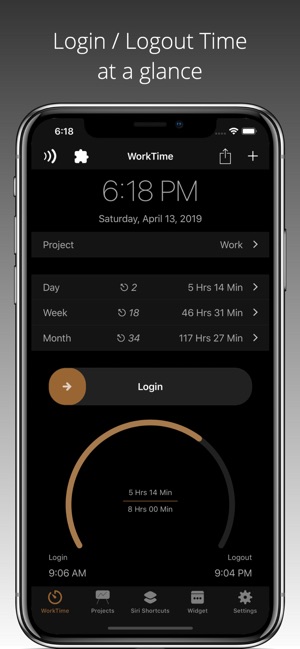 FlexLog - Work Time Tracker(圖1)-速報App