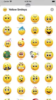 How to cancel & delete yellow smiley emoji stickers 3