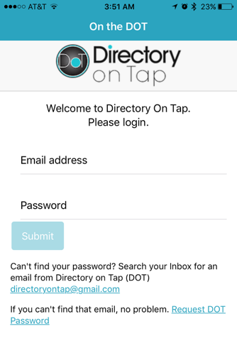 Directory on Tap (DOT) screenshot 2