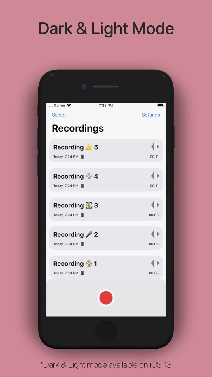 iPhone screenshot
