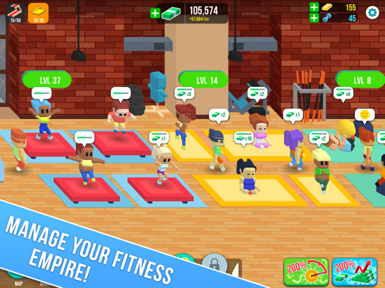 Screenshot #4 pour Fitness Corp.: business empire