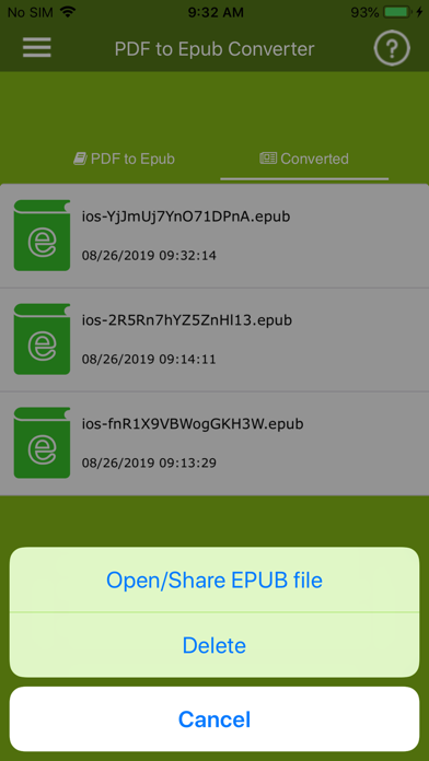 PDF to Epub Converter screenshot 4