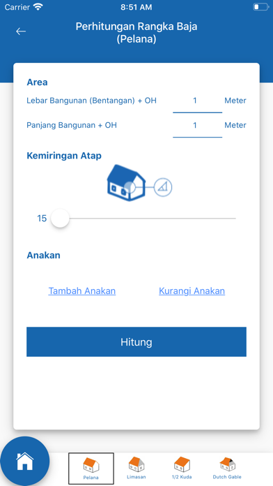 Roof Calculator Screenshot