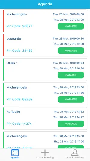 Space Booking Smart screenshot 2