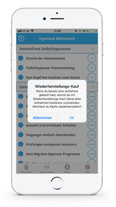 Dittel Hypnose App screenshot