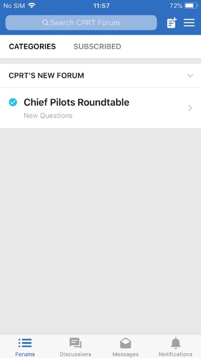 CPRT Forum Screenshot