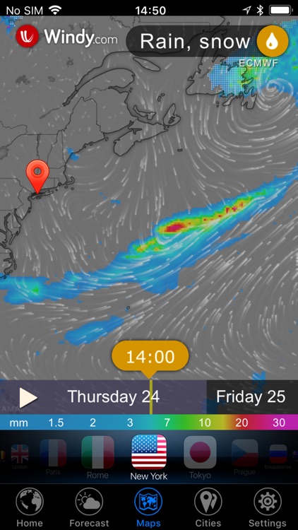 3D EARTH the weather forecast screenshot-7