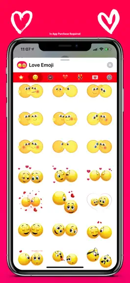 Game screenshot любовь смайлики - милые эмодзи apk