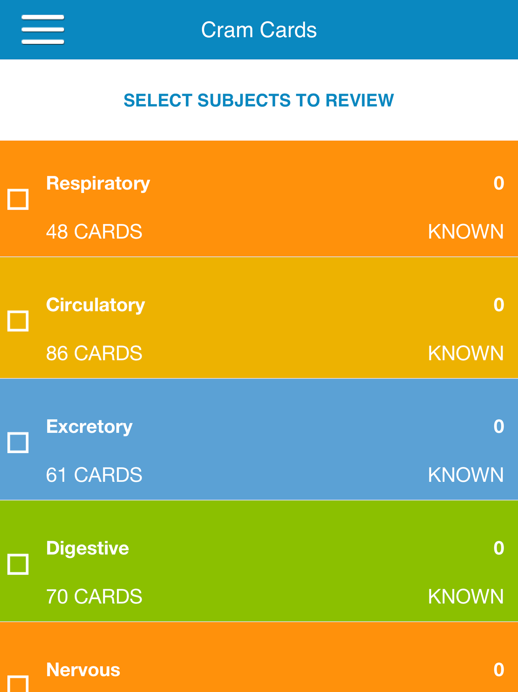 DAT Biology Cram Cards screenshot 10
