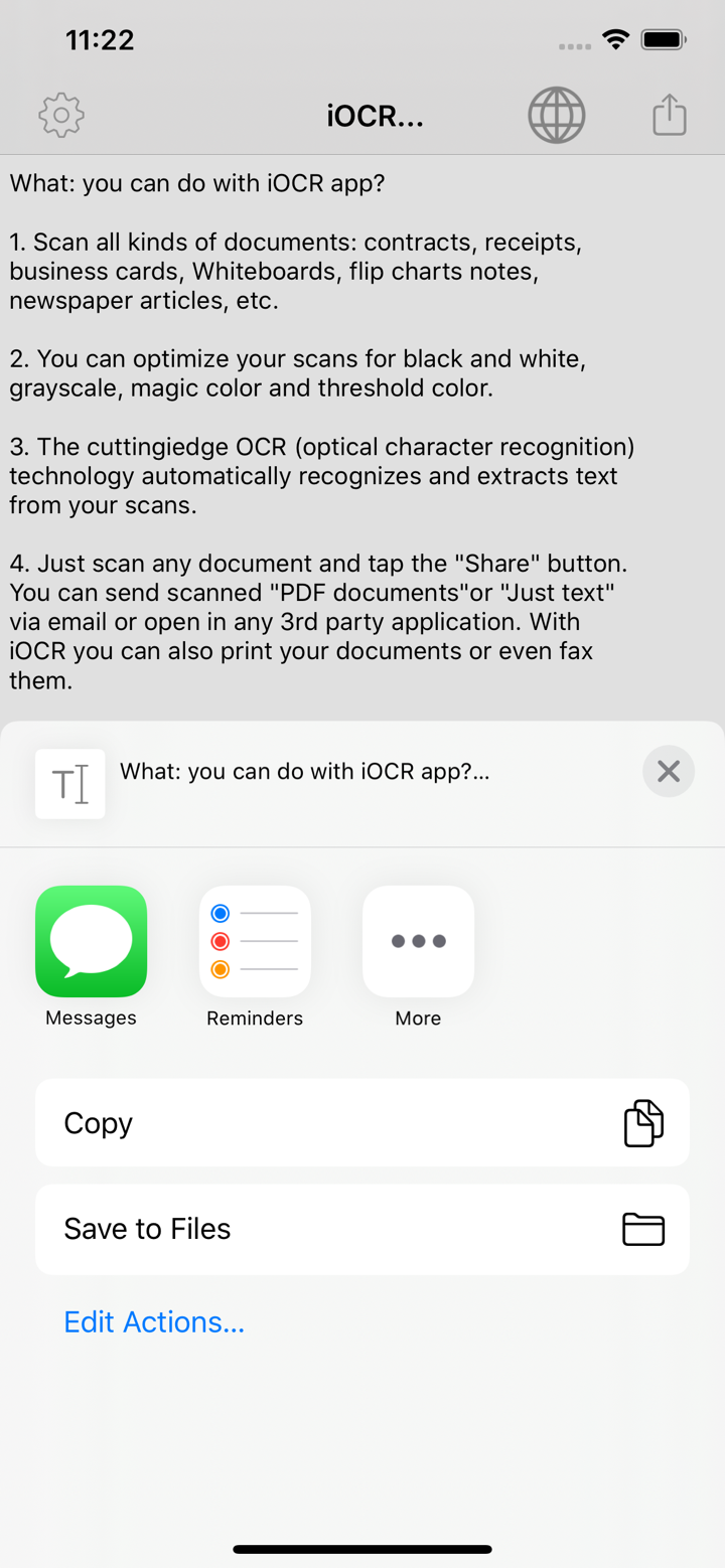 扫描全能王 - 图片转文字识别文本pdf等 screenshot 7