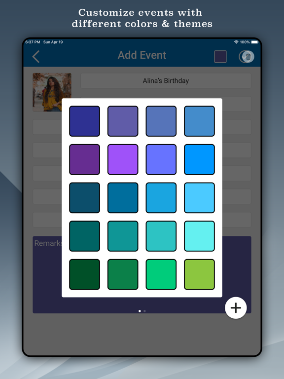 Just Reminder iPad screenshot