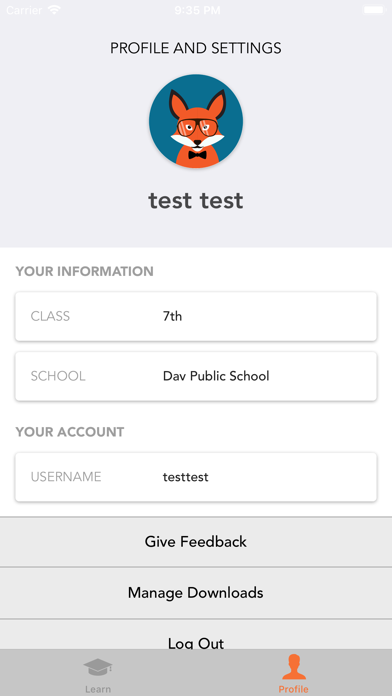 App screenshot