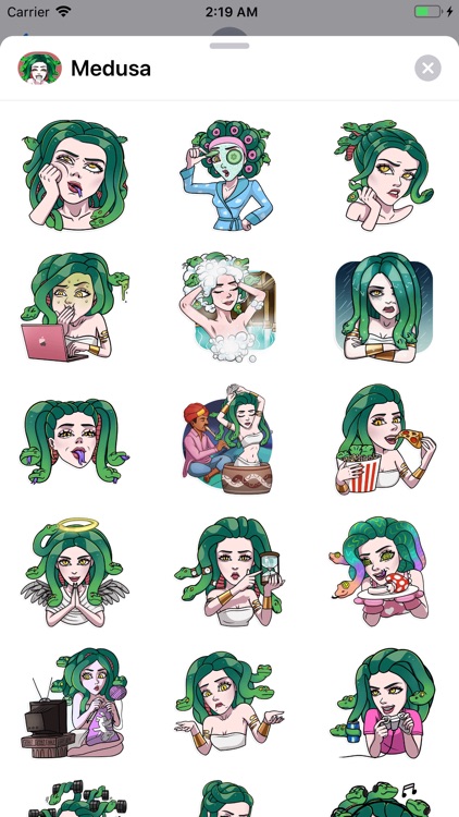 Medusa Stickers screenshot-5