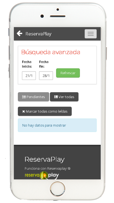 ReservaPlay Screenshot