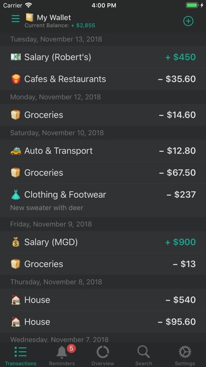 CashSync: Expense tracking screenshot-3