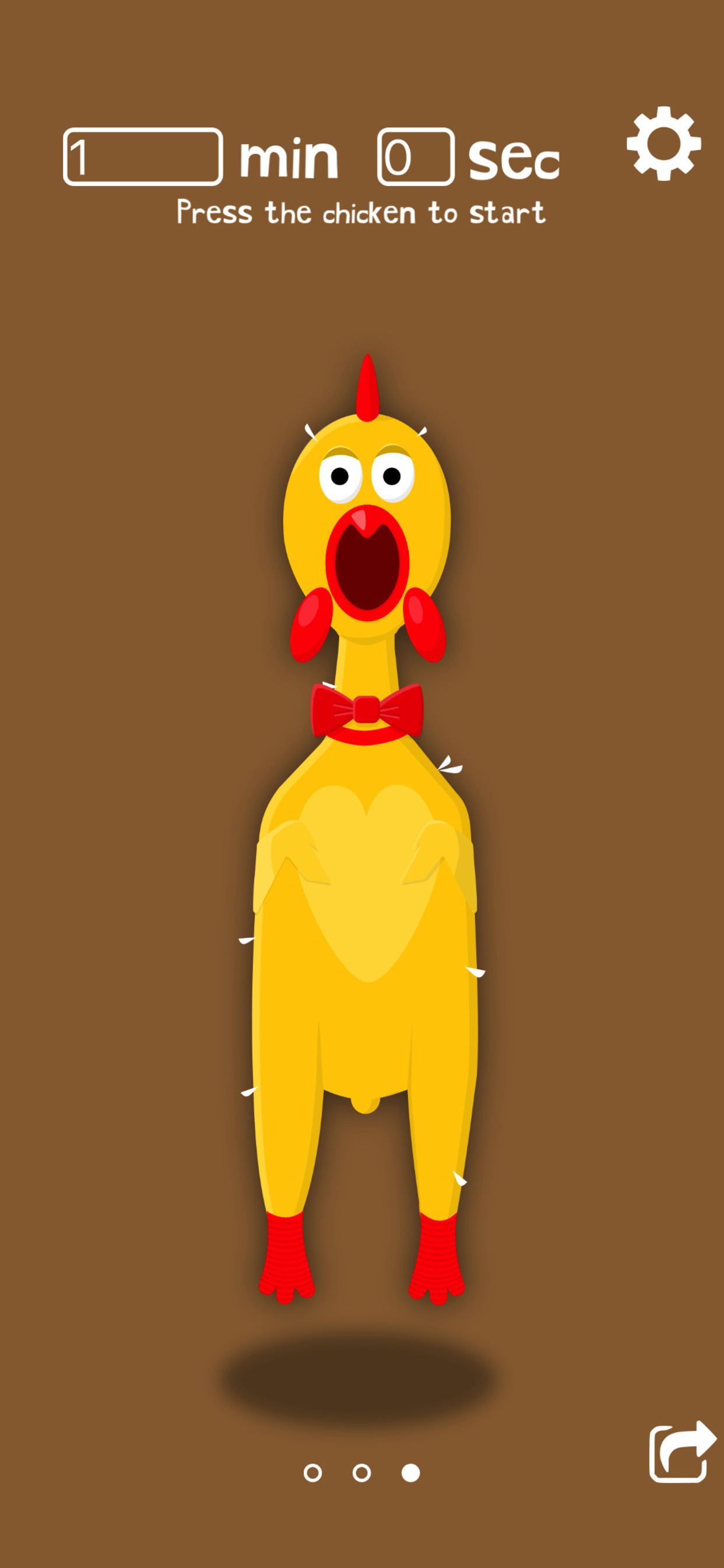 Screaming chicken weird sound