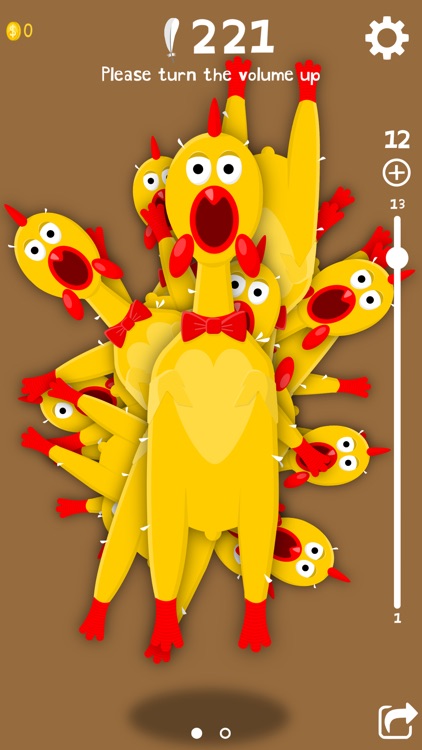 Screaming chicken weird sound