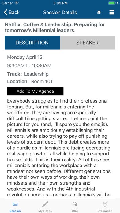 myShowApp Screenshot