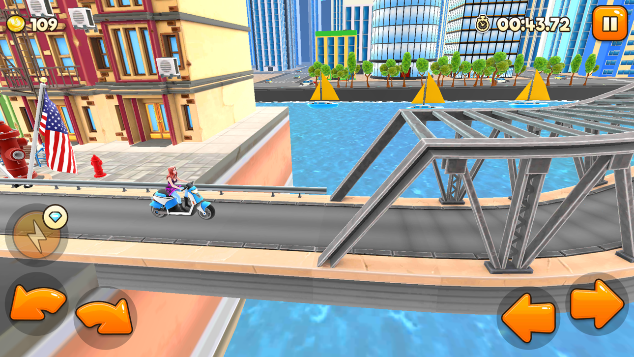 Uphill Rush USA Racing Hack screenshot 2 - iOS game interface