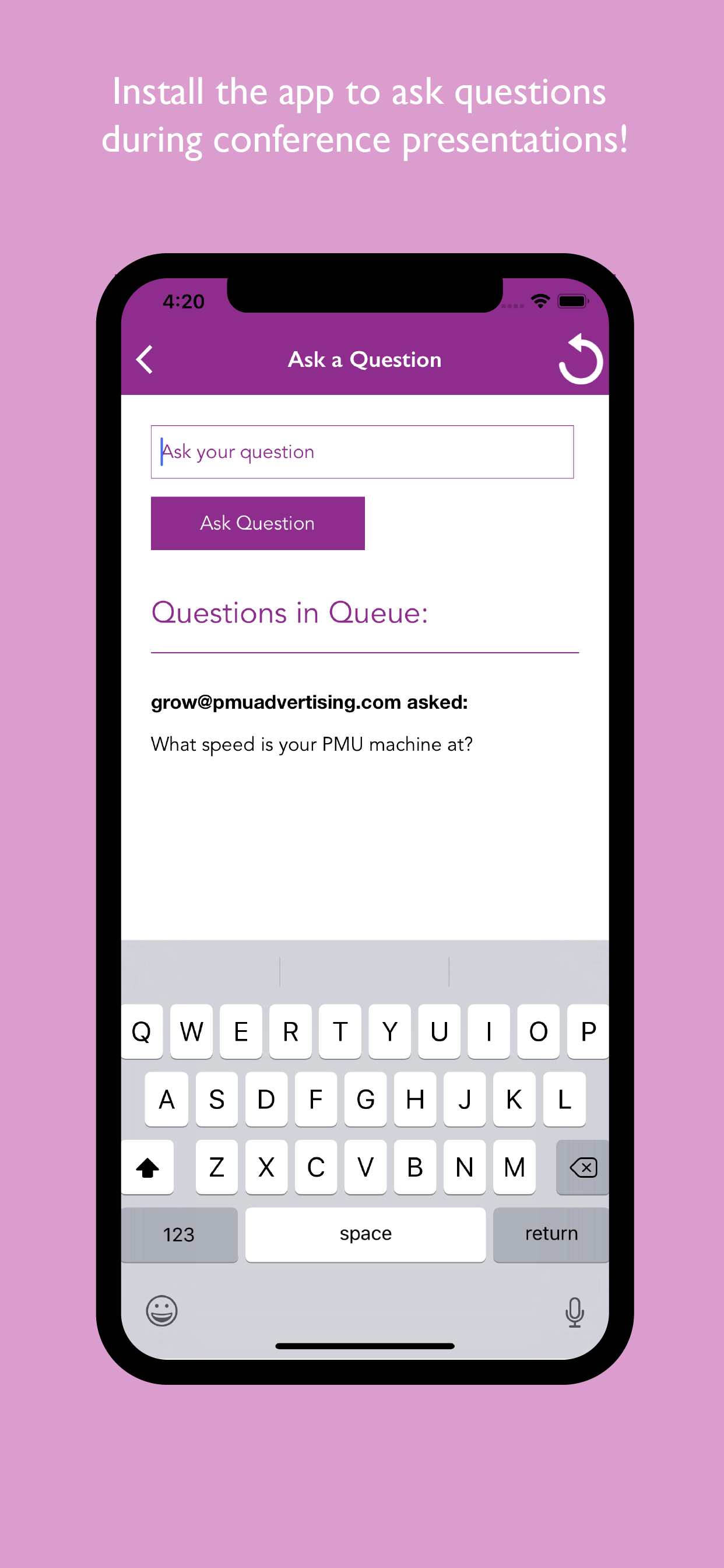 PMU Conference screenshot 4