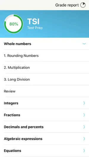 TSI Math Test Prep screenshot 1