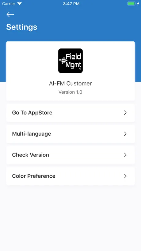 AI-FM Customer App
