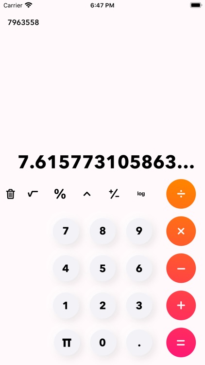 Beautiful calculator