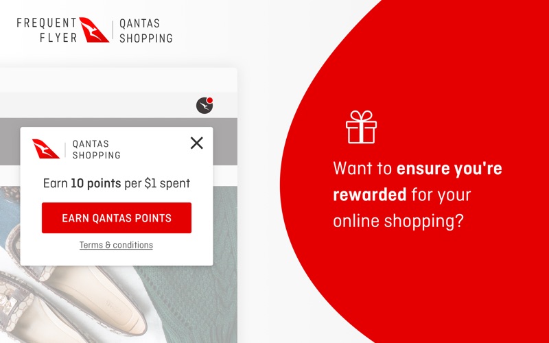 Screenshot #1 pour Qantas Shopping PointsPrompter