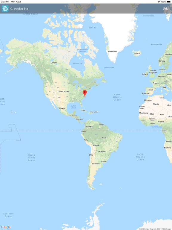 Screenshot #4 pour G-tracker lite