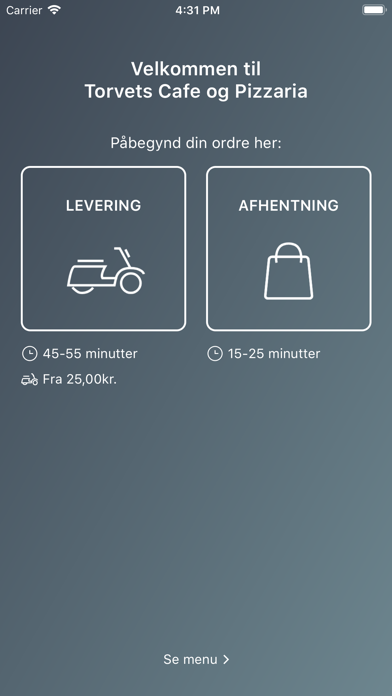 Screenshot #1 pour Torvets Cafe og Pizzeria