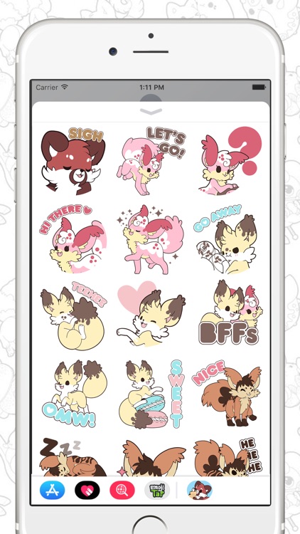 Tasty Peach Stickers