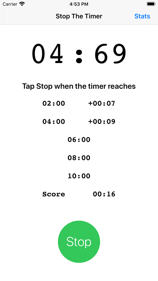 #4. Stop The Timer (iOS) Podle: Jonathan Meikle