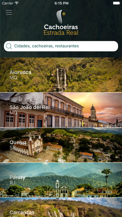 Cachoeiras Estrada Real Screenshot