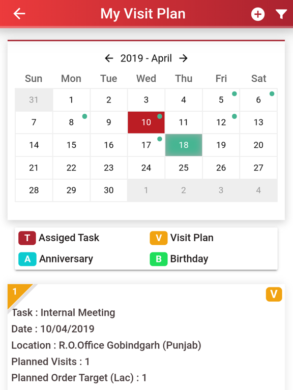 UDYOGI CRM iPad screenshot