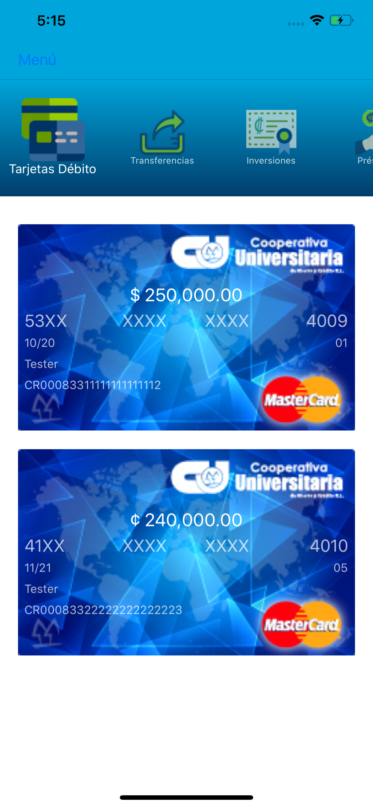 CoopeUna Móvil screenshot 4
