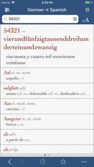 Ultralingua Spanish-German iphone bilder 2