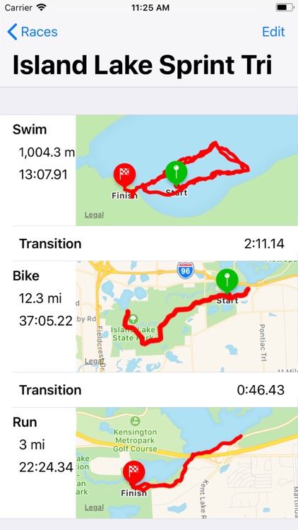 Triathlon Tracker