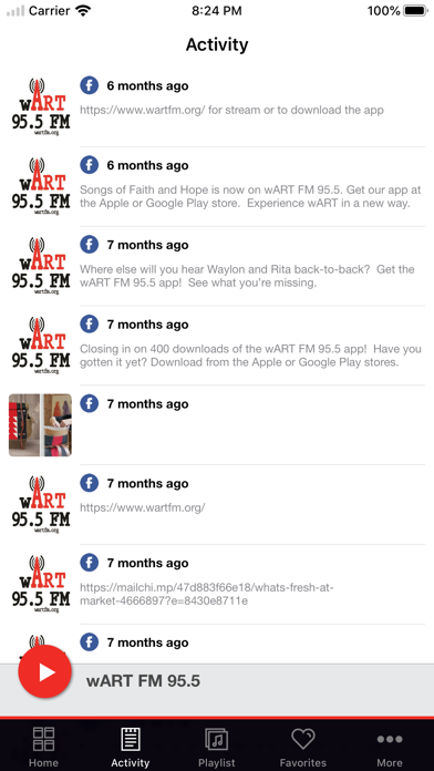 How to cancel & delete wART FM 95.5 from iphone & ipad 2