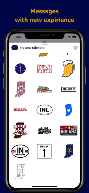 Indiana emojis - USA stickers(圖3)-速報App