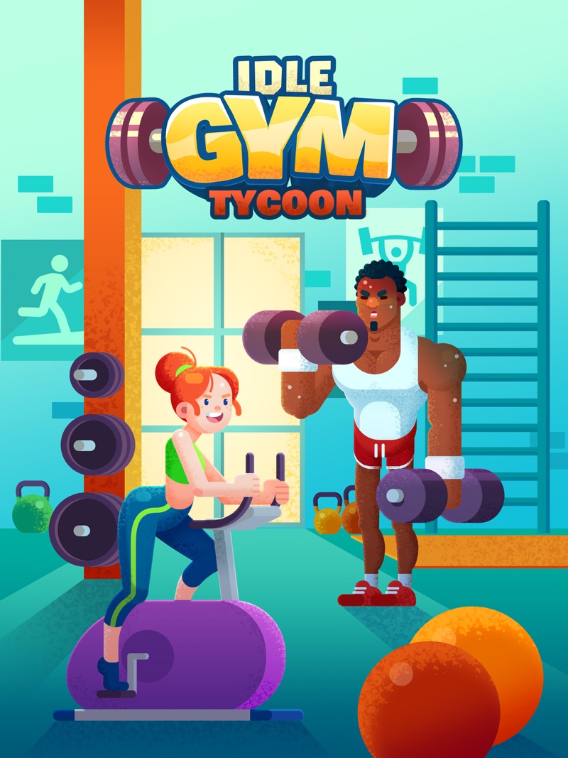Idle Fitness Gym Tycoon - Game official gameplay screenshot 1